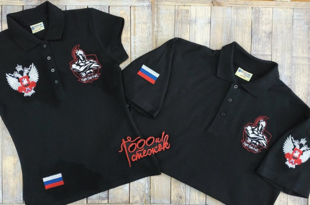 Женская рубашка поло с именной вышивкой (Черный)